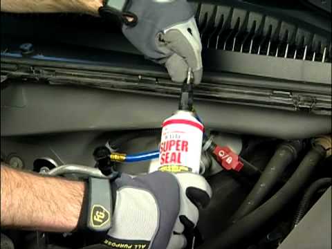 How to Repair a Vehicle A/C Leak with R134a Super Seal