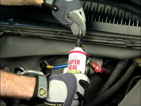 how to detect a c leak in car