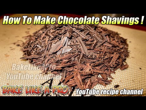 video-linktoworks-How To Make Chocolate Shavings - EASY Tutorial - YouTube