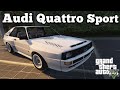 Audi Quattro Sport 1.4 para GTA 5 vídeo 9