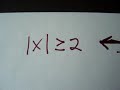 Inequalities involving absolute value Inequalities involving absolute value
