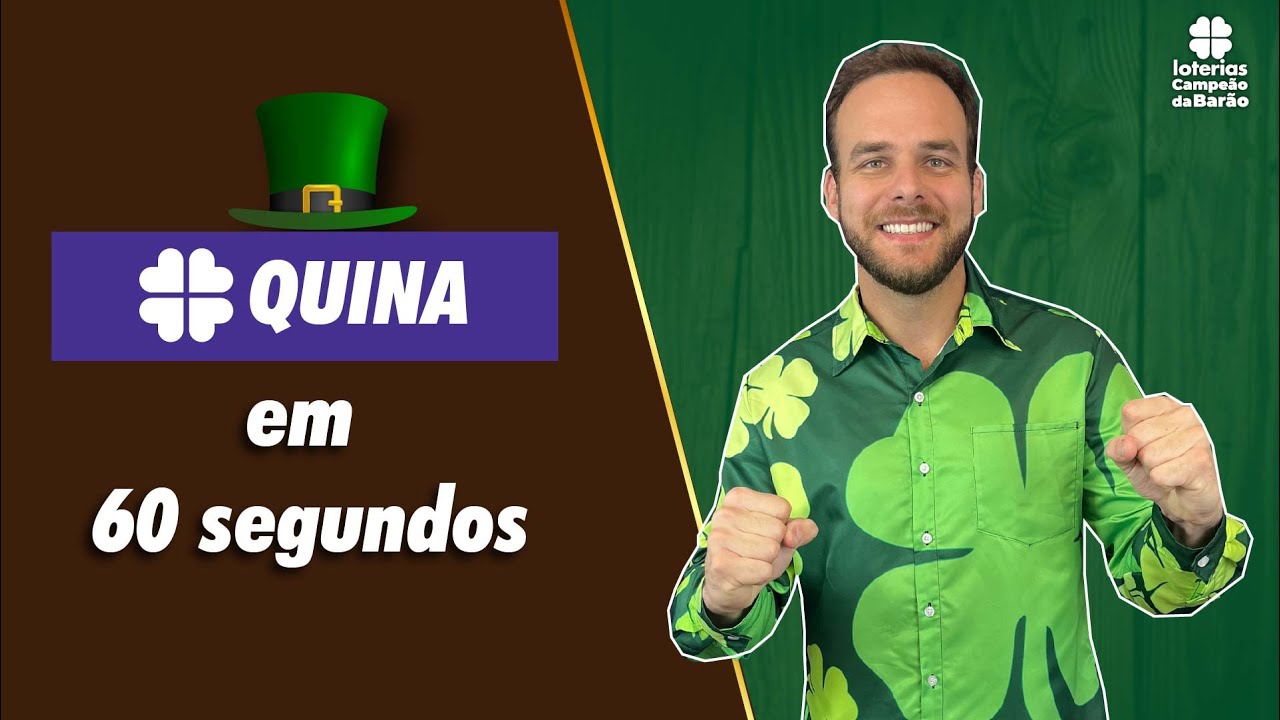 QUINA em 60 SEGUNDOS | Como funciona? Como apostar? 🍀