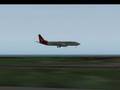 x-plane 737 low slow pass