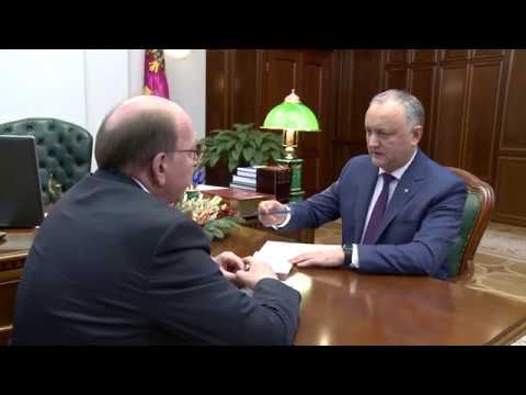 Președintele Republicii Moldova a avut o întrevedere cu Ambasadorul Federației Ruse