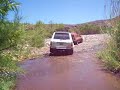 Toyota FJ80 deep water crossing