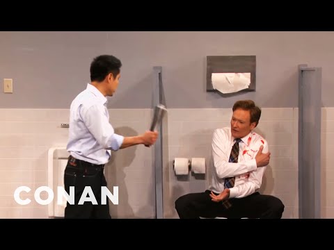 Steven Ho Shows Conan To Fend Off A Mens Room Attack