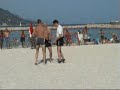 Beach submission wrestling