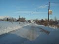 Drive on a sunny winter day from Oravska Lesna to Zakamenne. In this 2nd you see a truck of Linde Gases loaded with NOx that slipped off the icy road next to Zakamenne (Timecode: 3:15).