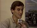 Senna e Peter Warr: um carro preto e dourado