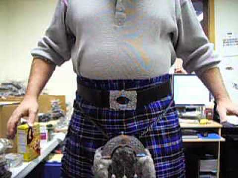 how to fasten a kilt belt