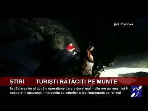 Turişti rătăciţi pe munte