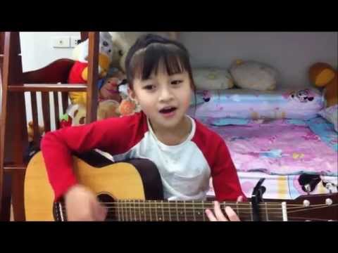 Lost Stars (OST. Begin Again) acoustic cover by Gail Sophicha 8 Years old. น้องเกล