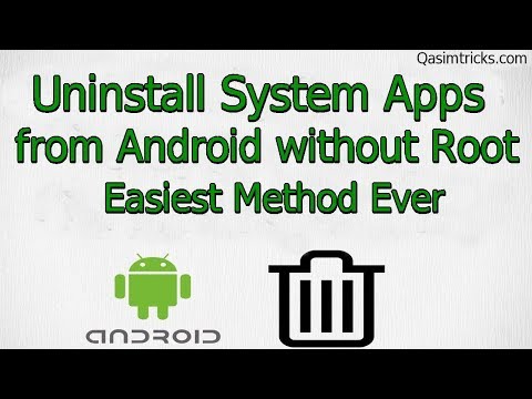 How to Uninstall System Apps from any Android Mobile without root | 2019 Easy Method