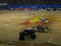 Grave Digger Freestyle at Alamodome 2008 Monster Jam Grave Digger Freestyle at Alamodome 2008 Monster Jam