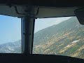Landung in Samos (SMI/LGSM) aus Düsseldorf (DUS/EDDL) kommend am 16. Juni 2008 um 11:01 Uhr auf der Landebahn 09. *Cockpit-Sicht*