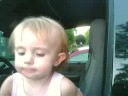 beany in the car
