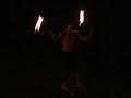 Dennis fire dances on an indo board!!