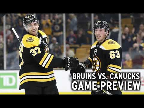 Video: Bruins vs. Canucks preview: B's aim for first win on road trip