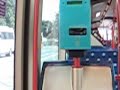 A bordo del Translohr: tra le fermate Stazione FS e Trieste.