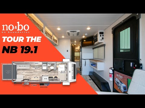 Thumbnail for Tour the 2023 No Boundaries (nobo) 19.1 Toy Hauler - Travel Trailer Video