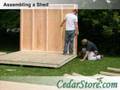 Building a Shed from CedarStore.com