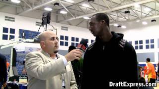 DraftExpress Exclusive - Pape Sy Interview at the 2011 D-League Showcase