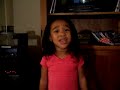 Brianna singing Bleeding Love Leona Lewis