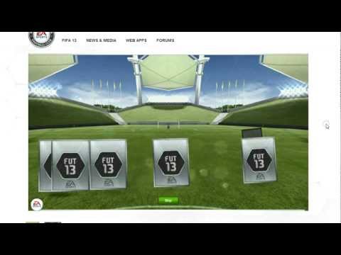 how to login to fifa 13 web app