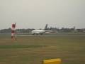 Garuda Indonesia take off from runway 2 Soekarno Hatta