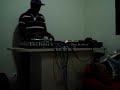 dj of blackcorp studios testing the mixer behringer vmx 200