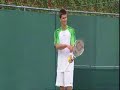 Novak Djokovic imitating Nadal & Sharapova
