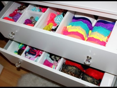 how to organize lingerie