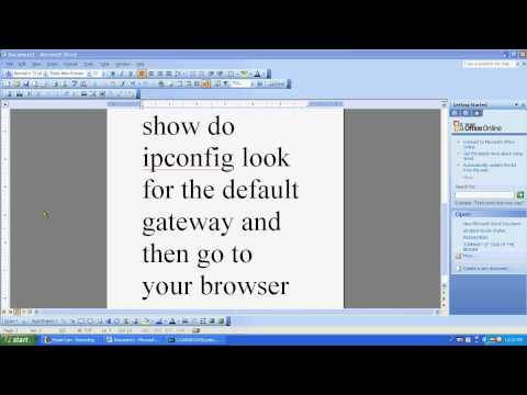 how to locate router settings
