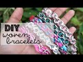 Style File - DIY: Woven Chain Bracelets | Suede and Ribbon