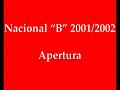 nacional b 01/02   apertura/clausura