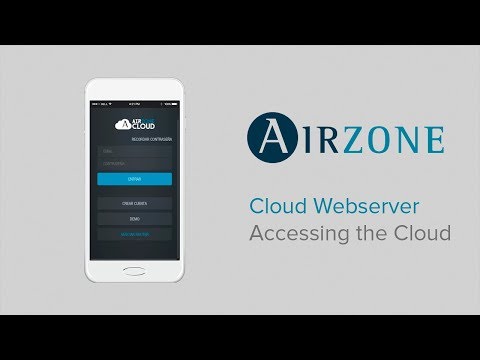 Airzone Cloud Webserver: Accessing the Cloud
