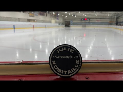 Power Skating at Julie Robitaille"s