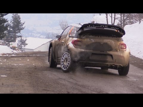 Rallye Monte Carlo 2015 Sébastien Loeb after crash