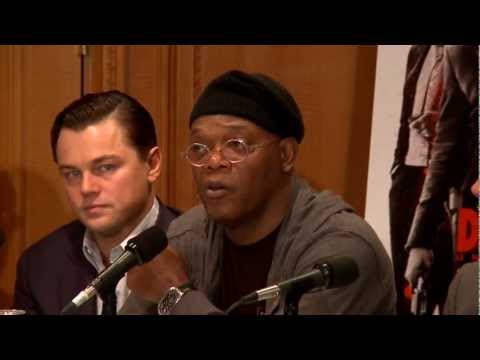 django - we meet Quentin Tarantino , Jamie Foxx , Christoph Waltz , Don Johnson , Leonardo DiCaprio , Samuel L. Jackson , Kerry Washington , Jonah Hill and Walton Gog...
