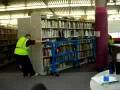 Moving bookshelves