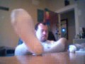 cream nylon dress socks