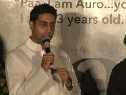Paa is a Tribute to Amitabh Bachchan - Abhishek, Vidya Balan & Balki