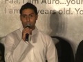 Paa is a Tribute to Amitabh Bachchan - Abhishek, Vidya Balan & Balki