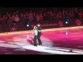 Stphane Lambiel quad toeloop and skating with Anastacia @ Art on Ice 2010
