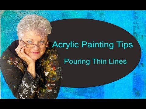 how to thin acrylic paint