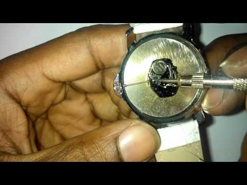 WRISTWATCH REPAIR: How to remove and replace winder, stem and crown from a watch