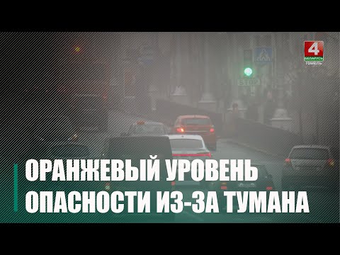 Оранжевый уровень опасности из-за тумана объявлен 2 декабря на Гомельщине видео