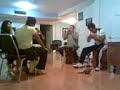 alumnos del centro de activacion fisica EVOLUCION tocan una fusion de afro con instrumentos prehispanicos.maestro ricky martinez