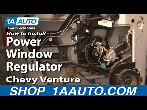 How To Install Replace Power Window Regulator Chevy Venture Pontiac Montana 97-05 1AAuto.com