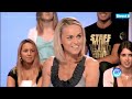une robe un peu courte, et elodie gossuin a un petit probl�me ...